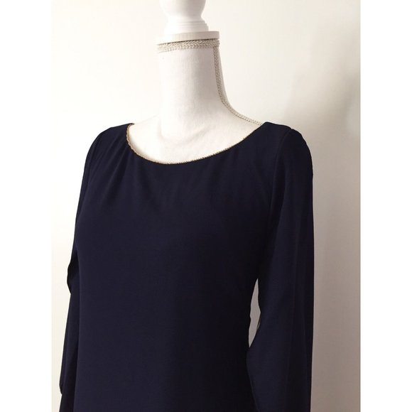 $100 Jessica Simpson Bow-Back Flutter-Sleeve Dress - Picture 9 of 11